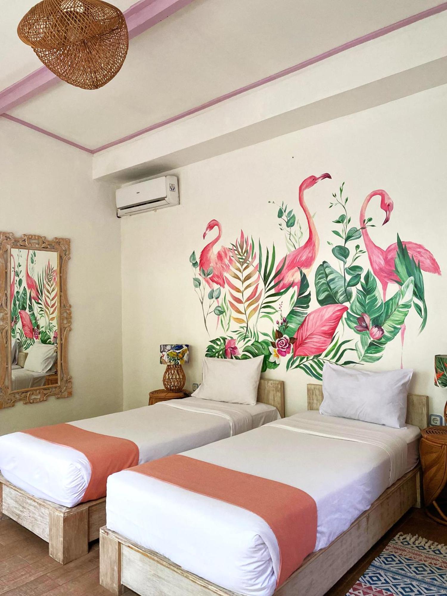 Flamingo Hotel Gili Trawangan Luaran gambar